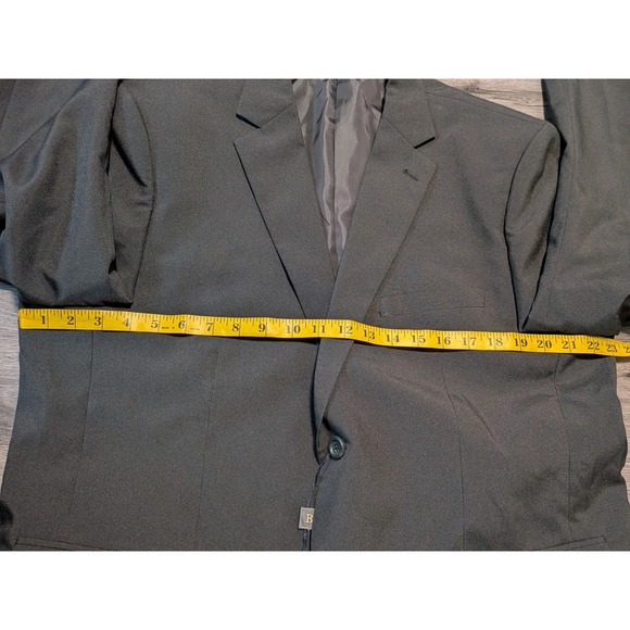NWT Braveman Men's Dark Gray Classic Fit Double Vent Sports Coat Size 46R - Picture 8 of 10